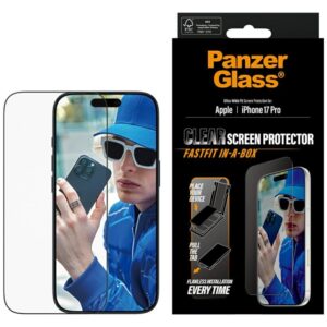 Kitos prekės Panzer Glass  PanzerGlass Ultra-Wide Fit Fastfit Tempered Glass for iPhone 17 Pro 