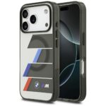 Kitos prekės BMW  BMW M IML Metal Buttons Tricolor Lines MagSafe Case for iPhone 17 Pro Max - Gray 