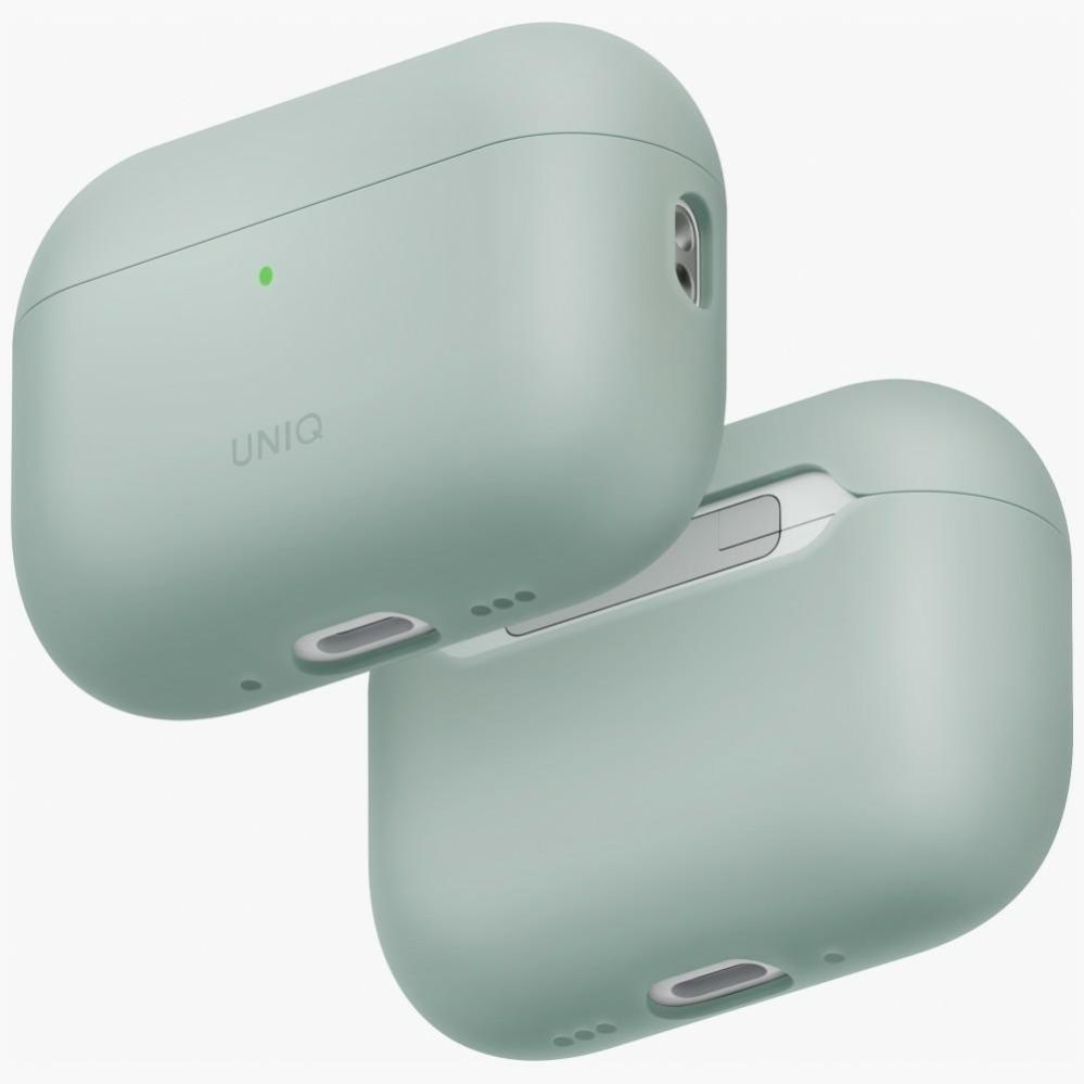 Citas preces UNIQ Uniq Lino Silicone Case for AirPods Pro 3 - Green