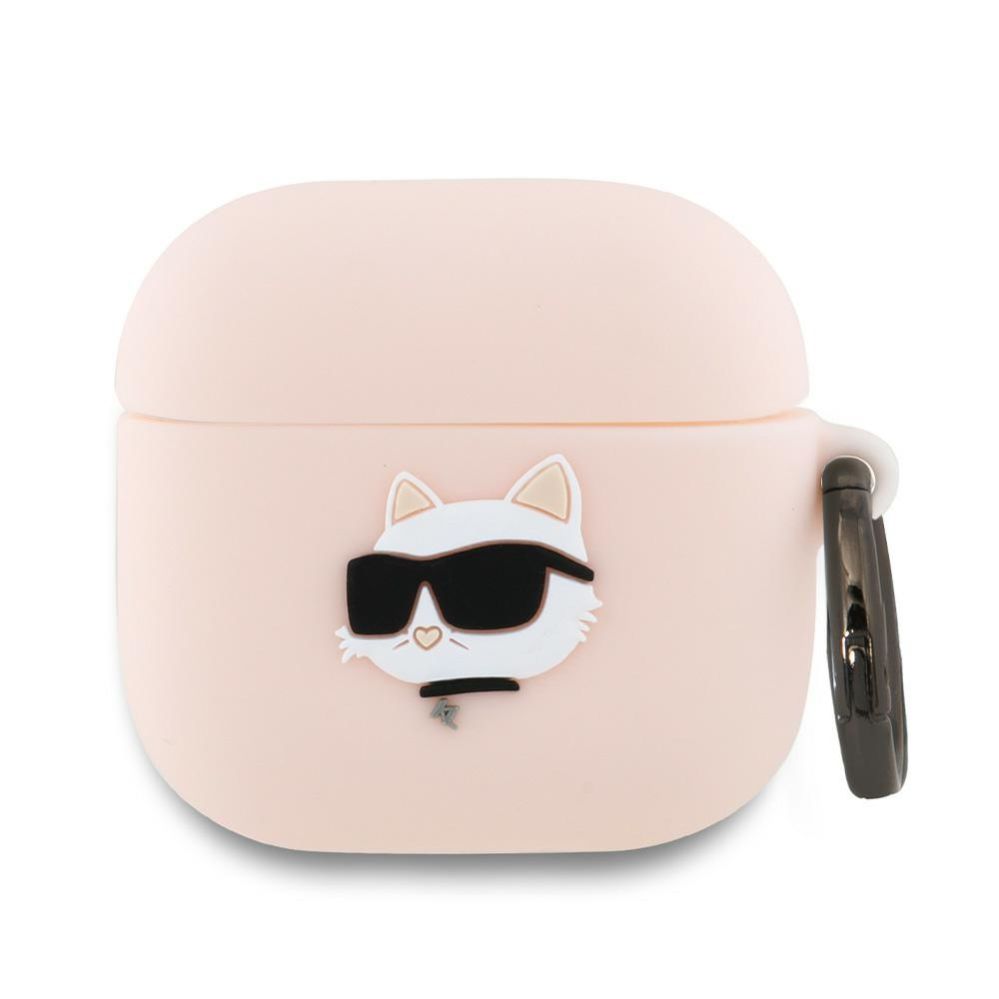Other goods Karl Lagerfeld Karl Lagerfeld Silicone Choupette Head 3D Case for AirPods 4 - Pink