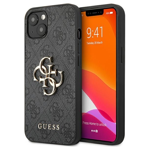 Muud kaubad Guess Guess GUHCP13M4GMGGR iPhone 13 / 14 / 15 6.1" gray/gray hardcase 4G Big Metal Logo