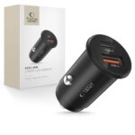 Kitos prekės Tech-Protect  Tech-Protect CC02 35W Car Charger 2-Port USB-C / USB-A - Black 