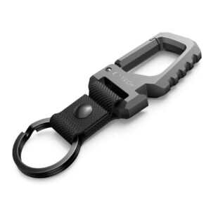 Kitos prekės Tech-Protect  Tech-Protect Slidelock Keychain - Black and Gray 