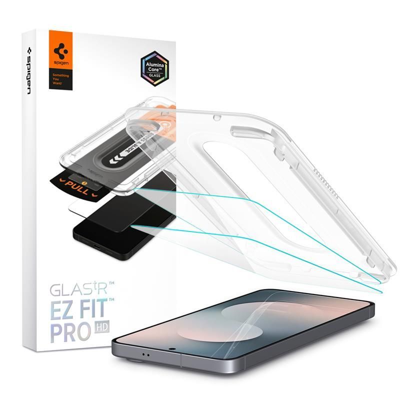 Citas preces Spigen Spigen Glas.tR "EZ Fit Pro" Tempered Glass 2-pack for Samsung Galaxy S25 FE