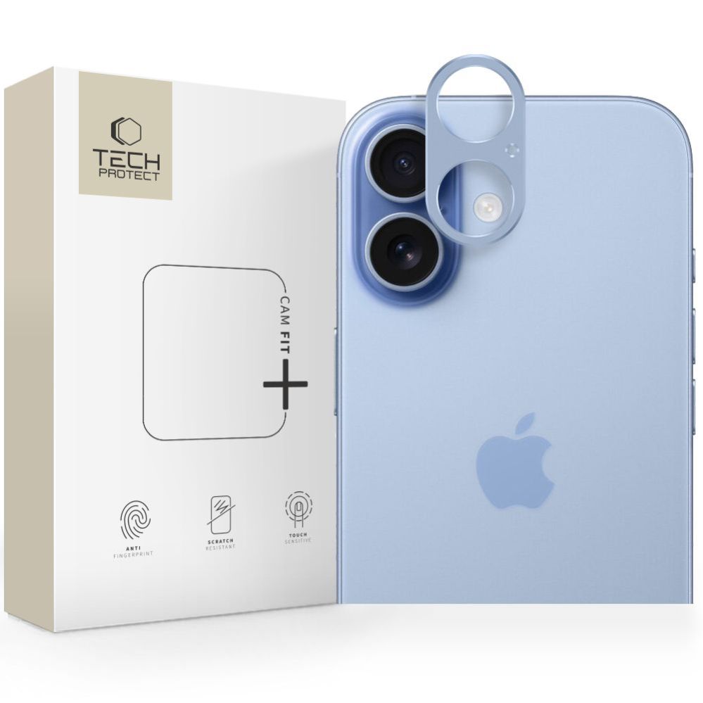Other goods Tech-Protect Tech-Protect Camalloy Fit+ Camera Glass for iPhone 17 - Blue