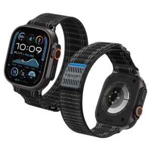 Citas preces Spigen  Spigen WBF0 Strap for Apple Watch 44 / 45 / 46 / 49 mm - Black 