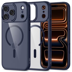 Other goods Tech-Protect  Tech-Protect MagMat MagSafe Case for iPhone 17 Pro Max - Transparent - Navy Blue 