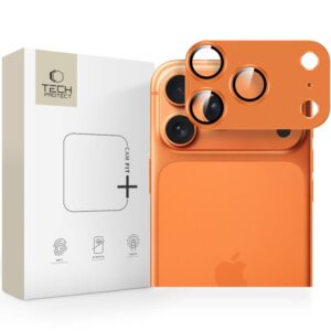 Other goods Tech-Protect  Tech-Protect Camfull Fit+ Camera Lens Glass for iPhone 17 Pro Max - Orange 