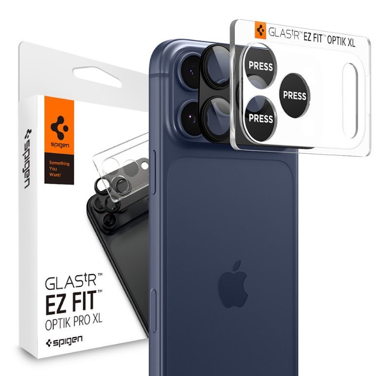 Other goods Spigen Spigen Optik Pro XL Camera Lens Glass for iPhone 17 Pro - Black