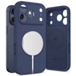 Kitos prekės Tech-Protect  Tech-Protect Silicone MagSafe Case for iPhone 17 Pro - Navy Blue 
