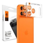 Kitos prekės Spigen  Spigen Optik Pro XL Camera Lens Glass for iPhone 17 Pro Max - Orange 