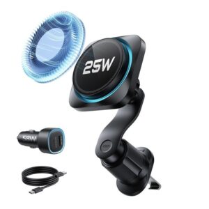 Muud kaubad ESR  ESR OmniLock Qi2.2 Magnetic MagSafe Car Air Vent Mount - Black 