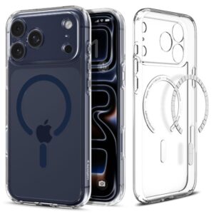 Citas preces Spigen  Spigen Ultra Hybrid MagSafe Case for iPhone 17 Pro Max - Clear Navy Blue 
