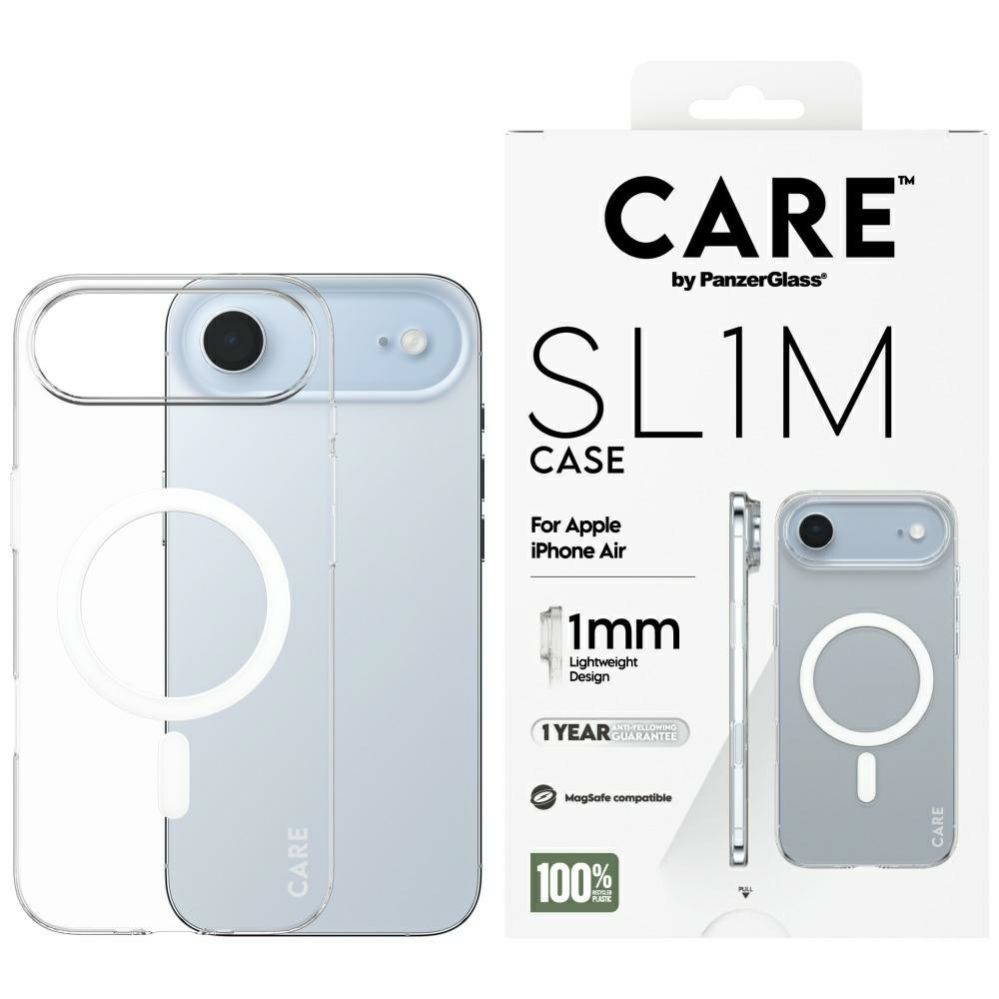 Citas preces Panzer Glass CARE by PanzerGlass SL1M MagSafe Case for iPhone Air - Transparent