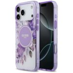 Muud kaubad Guess  Guess IML Flower & Tonal Circle MagSafe case for iPhone 17 Pro Max - purple 
