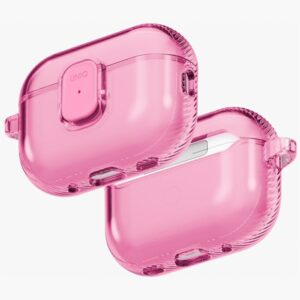 Kitos prekės UNIQ  Uniq Glase Pro Case for AirPods Pro 3 Lock Case - Transparent Pink 