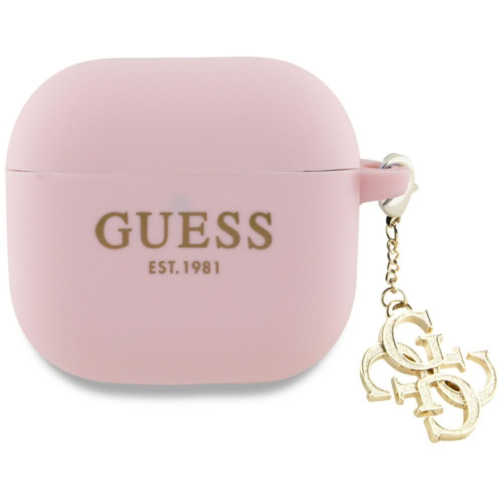 Muud kaubad Guess Guess AirPods 4 cover Silicone 4G Charm case - pink