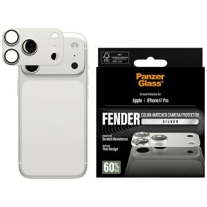 Kitos prekės Panzer Glass  PanzerGlass Fender Camera Protector for iPhone 17 Pro - Silver 
