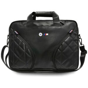Другие товары BMW  BMW Carbon Pockets & Metal Logo 16" Laptop Bag - Black 