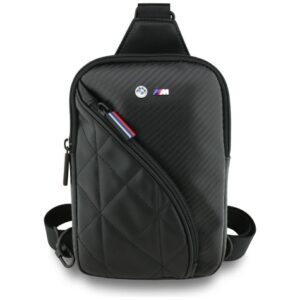 Другие товары BMW  BMW Carbon Pocket & Metal Logo Crossbody Phone Bag - Black 