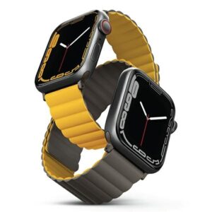 Other goods UNIQ  Uniq Revix Magnetic Strap for Apple Watch 42 / 44 / 45 / 49 mm - Gray-Yellow 