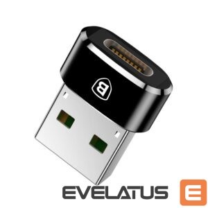 Kabelis Baseus  Baseus Mini USB-C to USB-A adapter - black 