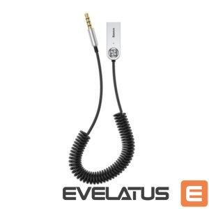 Cable Baseus  Baseus BA01 Bluetooth 5.0 audio receiver cable AUX jack audio adapter black (CABA01-01) 
