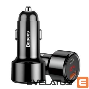 Auto charger Baseus  Baseus Magic Series PPS CCMLC20C-01 car charger 45W USB-C PD / USB-A QC - black 