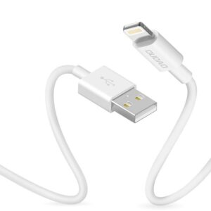 Kabelis Dudao  Dudao cable USB / Lightning 3A 1m white (L1L white) 