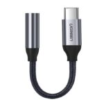 Адаптер Ugreen  Ugreen Headphone Adapter with 3.5mm mini jack to USB Type C 10cm gray (30632) 