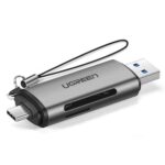 Muu Ugreen  Ugreen CM185 50706 reader for SD / micro SD cards on USB-A 3.0 / USB-C 3.0 - gray 
