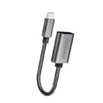 Kabelis Dudao  Dudao adapter cable OTG USB 2.0 to USB Type C gray (L15T) 