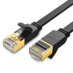 Cable Ugreen  Ugreen Flat Cable Internet Network Cable Ethernet Patchcord RJ45 Cat 7 STP LAN 10 Gbps 10m Black (NW106 11265) 