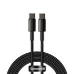 Kabelis Baseus  Baseus CATWJ-A01 USB-C - USB-C PD QC cable 100W 5A 480Mb/s 2m - black 