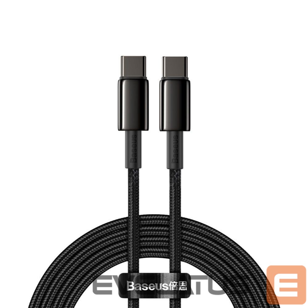 Cable Baseus Baseus CATWJ-A01 USB-C - USB-C PD QC cable 100W 5A 480Mb/s 2m - black