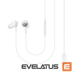 Vadu austiņas Samsung  Samsung AKG wired in-ear headphones USB-C white (EO-IC100BWEGEU) 