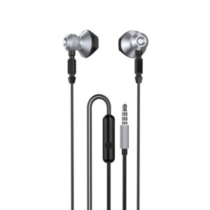 Vadu austiņas Dudao  Dudao Metal Wired Earbuds 3.5mm Mini Jack Gray (X2C-Gray) 