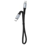 Kabelis Dudao  Dudao L10C USB-C - USB-C PD cable 100W 5A 0.23m - black 