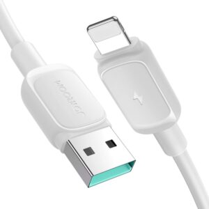 Kabelis Joyroom  Joyroom Multi-Color Series A14 Lightning / USB-A 2.4A 1.2 m cable - white 