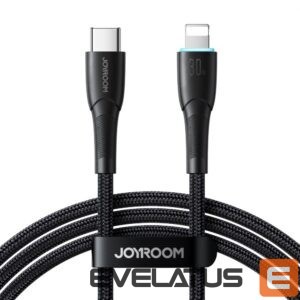 Kabelis Joyroom  Joyroom Starry Series SA32-CL3 30W USB-C / Lightning cable 1m - black 