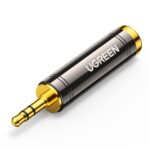Üleminek Ugreen  Ugreen adapter 3.5mm audio adapter (male) to 6.35mm mini jack (female) gray (AV168) Grey