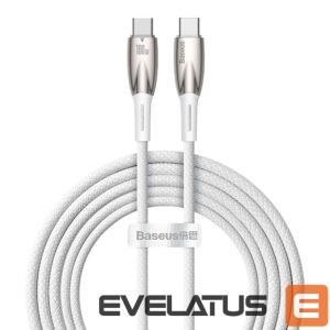 Cable Baseus  Baseus CADH000802 USB-C - USB-C PD cable 100W 5A 480Mb/s 2m - white 