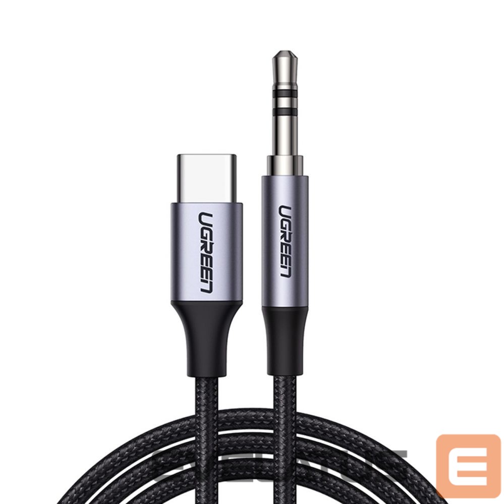 Kaabel Ugreen cable USB C - mini jack 3.5mm 1m (AV143) Grey