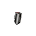 Adapteris Dudao  Dudao R3MAX 48W QC PD mini car charger - black 