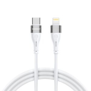 Cable Wozinsky  Wozinsky WSTCL1 Lightning / USB-C PD 27W cable 1 m - white 