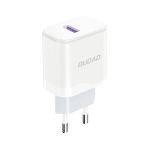 Adapteris Dudao  Dudao A20EU USB-A 18W network charger - white 