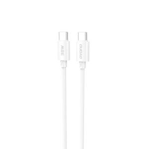 Kabelis Dudao  Dudao L4C USB-C / USB-C 30W Cable 1.2m - White 