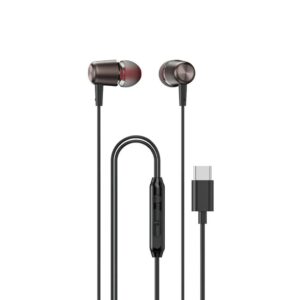 Wired speakers Dudao  Dudao X1PROT In-Ear Wired USB-C Headphones 1.2m - Black 
