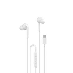 Vadu austiņas Dudao  Dudao X3C+ Wired USB-C In-Ear Headphones 1.2m - White 