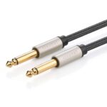 Kabelis Ugreen  Ugreen AV128 10639 mono TS cable 6.35mm jack / 6.35mm jack 3m - gray 